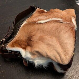 Aqua Madonna Real Fur Bag